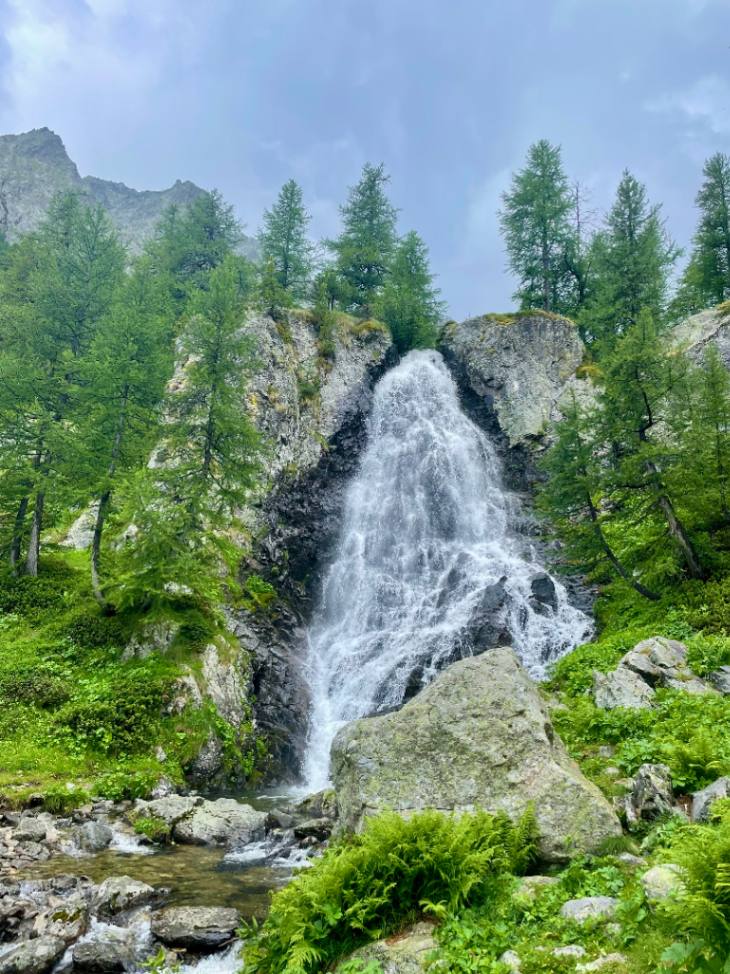 Walsserfall auf dem Weg nach Valmasque